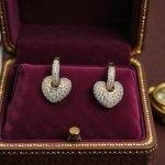 Xuping Kalp Taşlı Küpe Vip