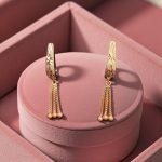 Çelik Zincir Sallantılı Küpe