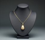 Taşlı Çelik Kolye - Görsel 2