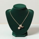 Taşlı Çengelli İğne Detaylı Kolye - Görsel 2