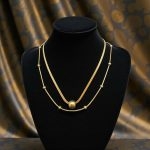 Çelik Çift Zincir Kolye - Görsel 2